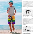 thumbnail image 3 of Friday Night Funkin Swim Trunk for Boys Girls, Quick Dry Board Shorts with Mesh Linner, Breathable Fit Bathing Suit for Pool Swim Beach, XS-XL, 3 of 7