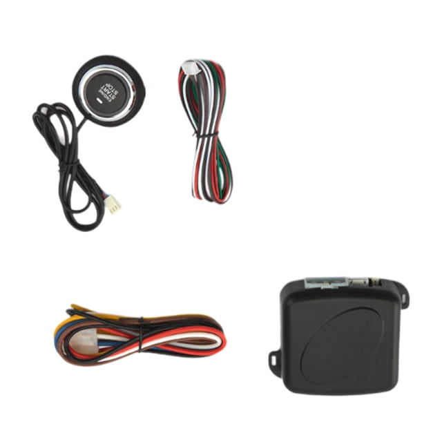 Cerradura de puerta de entrada sin llave,Kit centralizado remoto para de alarma de coche con entrada sin llave,Mando a distancia para cerradura central de puerta de coche,Caja de