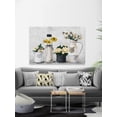 thumbnail image 4 of Marmont Hill Yellow Flowers Arrangement Canvas Wall Art, 8" x 12", 4 of 7