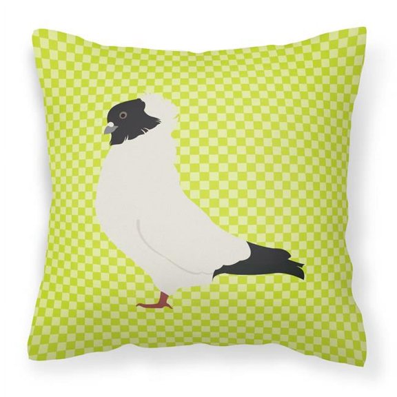 Nun Pigeon Green Fabric Decorative Pillow