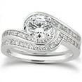 thumbnail image 1 of 3/4CT Diamond Engagement Ring Set in White Yellow or Rose Gold, 1 of 3