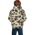 thumbnail image 3 of Bingfone Happy Skeleton Pattern Youth Classic Hoodies Soft Hooded Pullover Sweatshirts for Girls and Boys, 3 of 6