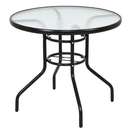 Costway 31 1 2 Patio Round Table Steel Frame Dining Costway 31 1 2 Patio Round Table Steel Frame Dining Furniture