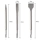 thumbnail image 2 of SDS Chisels, Set 3 (22-25CM Chisel, Narrow Chisel, Pointer) for Light Drills and Impact Hammers Standard Work in Concrete/Building Block, 2 of 5