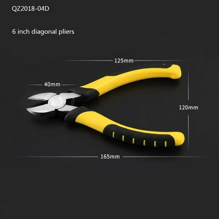 

UMMH Pliers Oblique Mouth Tiger Skin Handle Wire Cutter Needle Nose Pliers High-end Boutique Pliers Set