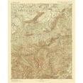 thumbnail image 2 of USGS 20x24 Gold Ornate Wood Framed with Double Matting Museum Art Print Titled - Mt Guyot Tennessee North Carolina Sheet, 2 of 4