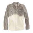 thumbnail image 1 of Levi's Camisa vaquera blanqueada con botones para hombre, gris, extragrande Levis Botones al frente, 1 of 1