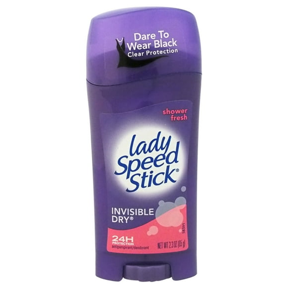 Lady Speed Stick Invisible Dry Deodorant Shower Fresh by Mennen for Women - 2.3 oz Deodorant Stick