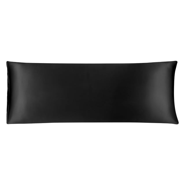 Unique Bargains Taie d'Oreiller en Satin de Luxe Rafraîchissante Anti-Rides Longue Taie d'Oreiller Soyeuse