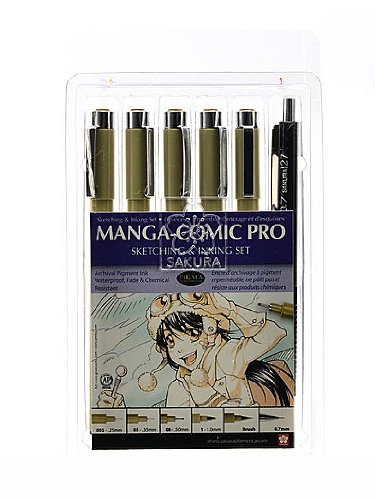 Wholesale Pigma Micron Drawing Pen 005 01 02 03 05 08 Brush Waterproof  Manga Anime Comic Pen From Shenzhenwkf, $8.05