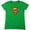 Kelly Green, variant on Superman Destroyed Supes Logo Women's T Shirt, Red, Small