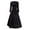 Black, variant on Dresses for Women 2024 formal V Neck Prom Gown for Women Elegant Gown 3/4 Sleeve Maxi Dress Empire Waist Bridesmaid Wedding Charming Dress Women Velvet Party Dress (Purple,XL)