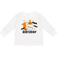 thumbnail image 3 of Inktastic 1st Birthday with Ghost and Bats Halloween Boys or Girls Long Sleeve Toddler T-Shirt, 3 of 5