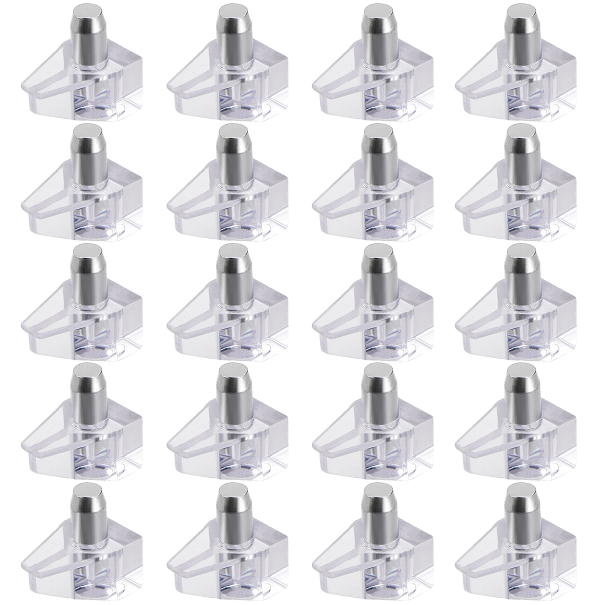 Uxcell Shelf Pegs Clips Holder Pins for Book Shelves , 20pcs