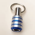 thumbnail image 3 of 1/5Pcs Bit Extension Holder, 1/4 Inch 3 Slots Flat-Mouth Hex Shank Aluminum Alloy Screwdriver Bits Holder, Ring Not Empty Interior Round Keychain Drill Screw Adapter Extension Rod Multicolor, 3 of 5