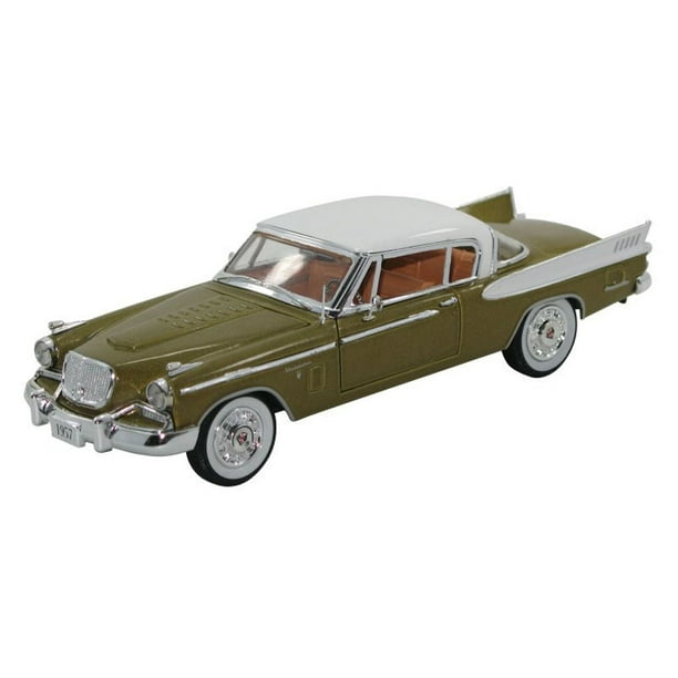 1957 Studebaker Hawk , Gold - Signature Models 32399 - 1/32 Scale Diecast Model Toy Car