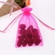 thumbnail image 4 of Bolsas de regalo SumDirect, 100 unidades, organza transparente, 10 x 15 cm, color rosa intenso, 4 of 7