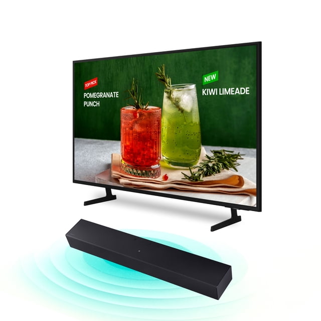 Combo TV Samsung 65" SmartTV BEF-H + Barra de Sonido 2.0 Ch HW-B400F Negro