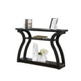 thumbnail image 2 of Kingfisher Lane 47" Three Tier Hall Console Accent Table in Cappuccino, 2 of 3