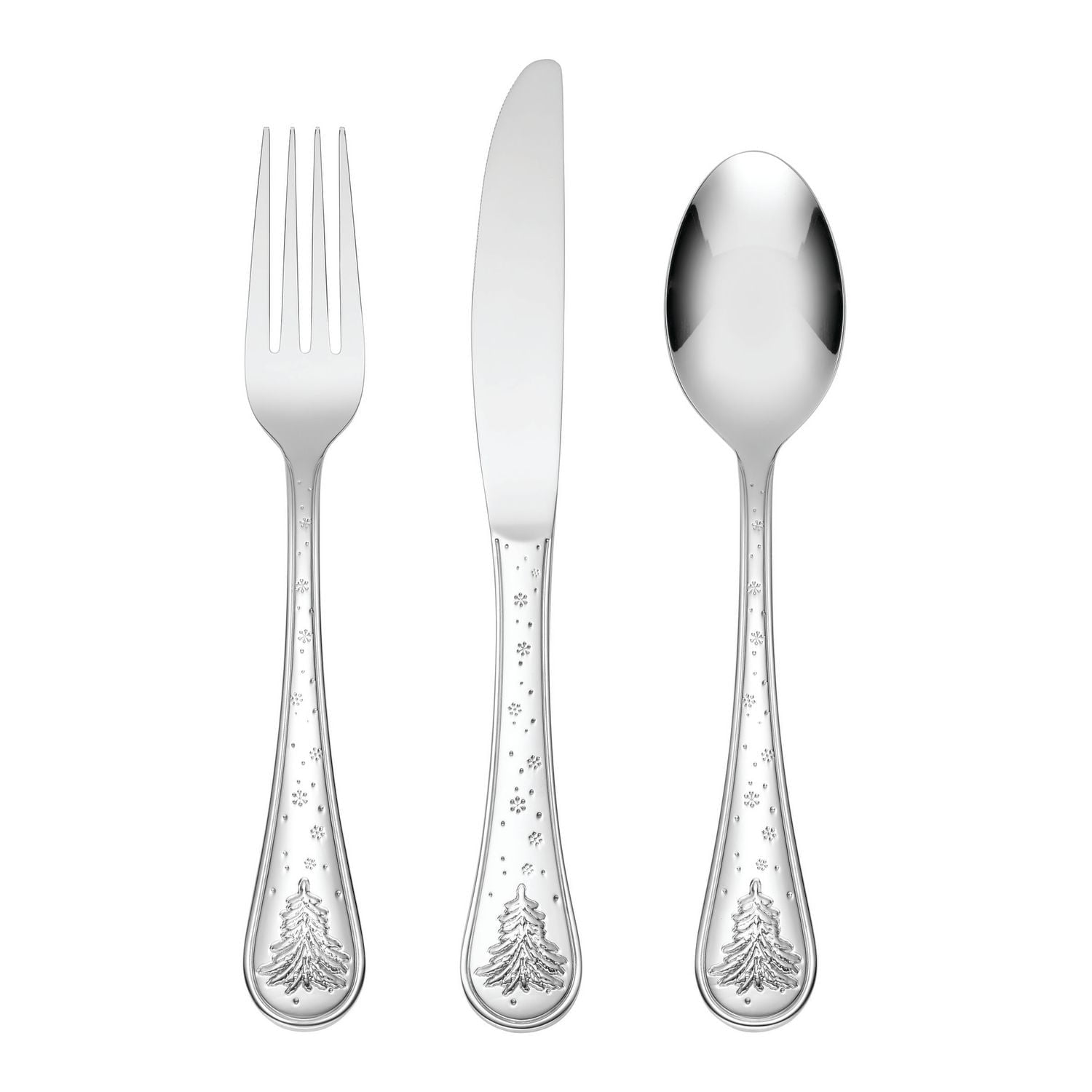 ONEIDA Winter Tree 12 Piece Flatware Set