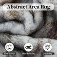 thumbnail image 4 of SIXHOME 8'x10' Area Rugs for Living Room Marble Swirl Abstract Rug Ultra Soft Washable Rugs for Bedroom Anti Slip Durable Carpet Home Decor for Dining Room Black and Gold, 4 of 6