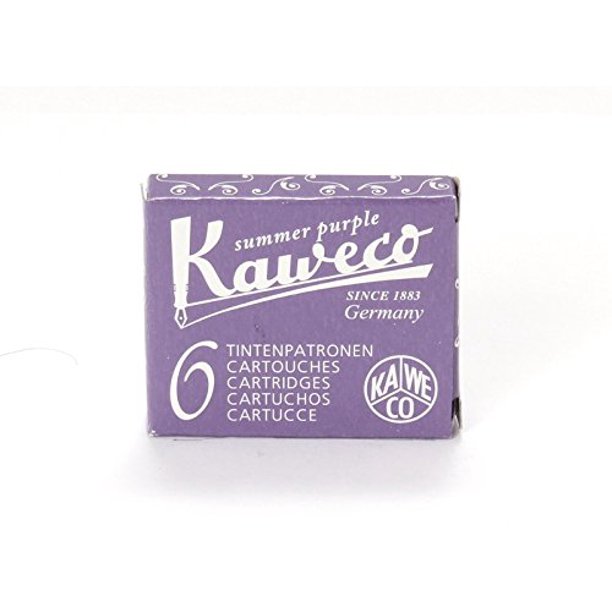 Kaweco Fountain Pen ink cartridge short purple violet pack of 6