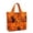Orange, variant on Halloween Tote Bag, Quilted Tote Bag, Trick Or Treat Shoulder Handbag, Large Capacity For Women, Teen Girls And Holiday Events