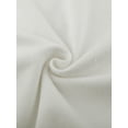 thumbnail image 5 of MODA NOVA Juniors Mock Neck Blouse Long Sleeve Basic Knitted Tops White XL, 5 of 5