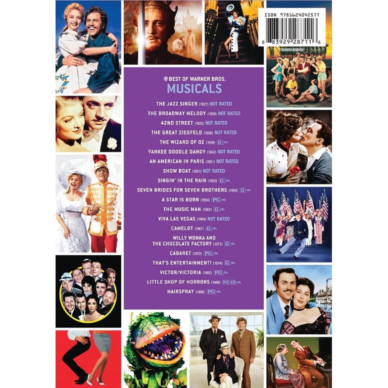 Best of Warner Bros.: 20 Film Collection Musicals [DVD] - Walmart.com