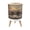 Color 3, variant on Small Trash Can with Lid African Elephant Wild Animal Sunset Wildlife Vintage Wilderness 1.8 Gallon Dog Proof Trash Can Round Garbage Can Waste Bin Wastebasket for Bathroom Bedroom Living Room