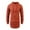 Saffron, variant on Men's Casual Solid Color Fashionable and Individual Ripped Sweatshirt, Mid-length Hooded Sporty Long Sleeve Pullover Top for Men, Ideal for Casual Sports Wear and Street Fashion,Coffee,S