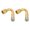 Golden, variant on Troglfold valve extension 2Pcs Inflatable Nozzle Rod Valve Adapter Copper Tire Extension Kit,1.38"X0.98"X0.39"