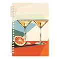 thumbnail image 7 of FORMRS 1-Subject Spiral Notebook 8" x 5" College Ruled 60 Refillable Sheet A5 Hard Cover, 2 Pack, Beige Glasses, 7 of 7