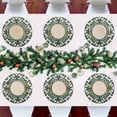 thumbnail image 7 of Ryvnso Artistic Ethnic Pattern Round Plate Mats Dining Table Placemat Set of 6 for Holiday Decoration, 7 of 7