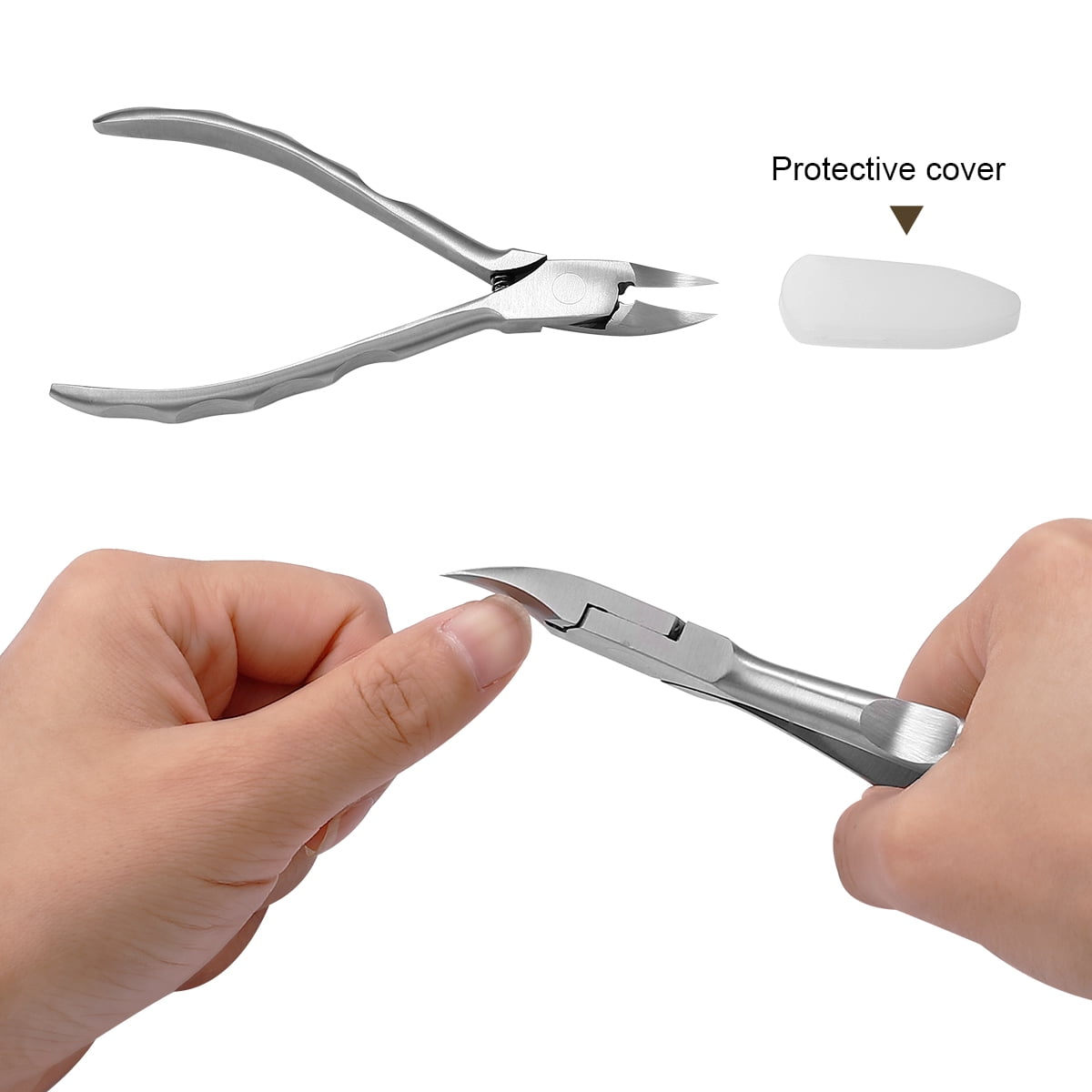 Ingrown Toenail Clippers with Straight Blade, Nail Clippers for Thick Nails and Ingrown Toenails - High Temperature Forging Stainless Steel Toe Nail Tools(5pcs/set)