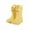 Yellow, variant on Aihuaihua Girls Rain Boots for Toddlers Kids Lightweight Non- Easy-On Handles Comfortable Soft Sole Casual Outdoor Spring Summer Fall Size 5.5-6 Years