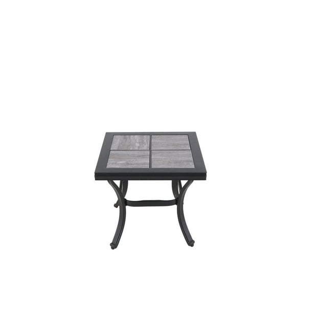 Crestridge Steel Outdoor Patio Side Table With Tile Top Com Crestridge Steel Outdoor Patio Side, Tile Top Coffee Table Outdoor