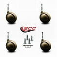 thumbnail image 2 of 2.5 Inch Windsor Antique Metal Ball Caster – Grip Neck Stem – Set of 4 – SCC, 2 of 2