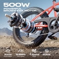 thumbnail image 3 of Wooken 4.0" Fat Tire 20" Electric Bike for adults, Peak 750W E-Mountain bike, 48V 499WH Removable Battery, Up to 45 Miles Electric Bicycle, Off Road E-Bike,SGS Certified to UL 2849, 3 of 7