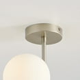 thumbnail image 5 of Better Homes & Gardens 17" Architectural Ceiling Light, Nickel Metal Frame Frosted Glass Globes, 5 of 9