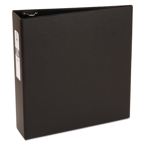 New Avery Economy Non-View Binder with Round Rings, 3 Rings, 3' Capacity, 11 x 8.5, Black,Each
