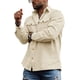 thumbnail image 3 of Camisa de pana para hombre, camisa informal de manga larga, chaqueta de hombre, camisa de corte regular con botones y bolsillo con solapa, 3 of 5