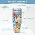 thumbnail image 5 of Silaia Bluey Print 40OZ Ice Bully With Handle,40 oz Insulated Tumbler With Lid And Straw,Stainless Steel Tumblers Cup,Portable for Travel, Gym, Home, and Outdoor Activities, 5 of 8