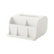 thumbnail image 1 of Living Room Bedroom Roll Tissue Box Divided Space Saving Holder For Office Table Bedroom Living RoomWhite, 1 of 2
