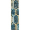 thumbnail image 2 of Addison Rugs Chantille Indoor/Outdoor Transitional Geometric Teal Washable Runner Rug, 2'3" x 7'6", 2 of 6
