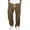 1#Brown, variant on Men's Woven Loose-Fit Cargo Pant - Multi-Pocket Baggy Pant with Drawstring Waist, Ideal for Outdoor, Travel, Casual, Great as Men's Cargo Pants or Joggers,Black M