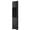 Black, variant on Yesfashion Tall Corner Cabinet Shelves, Narrow Storage Unit With 2 Doors And Adjustable Shelves, Wooden Floor Cabinet, Bathroom, Living Room, Entryway Home Furniture