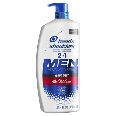 Head and Shoulders Old Spice Swagger Dandruff 2 in 1 Shampoo and Conditioner, 31.4 fl