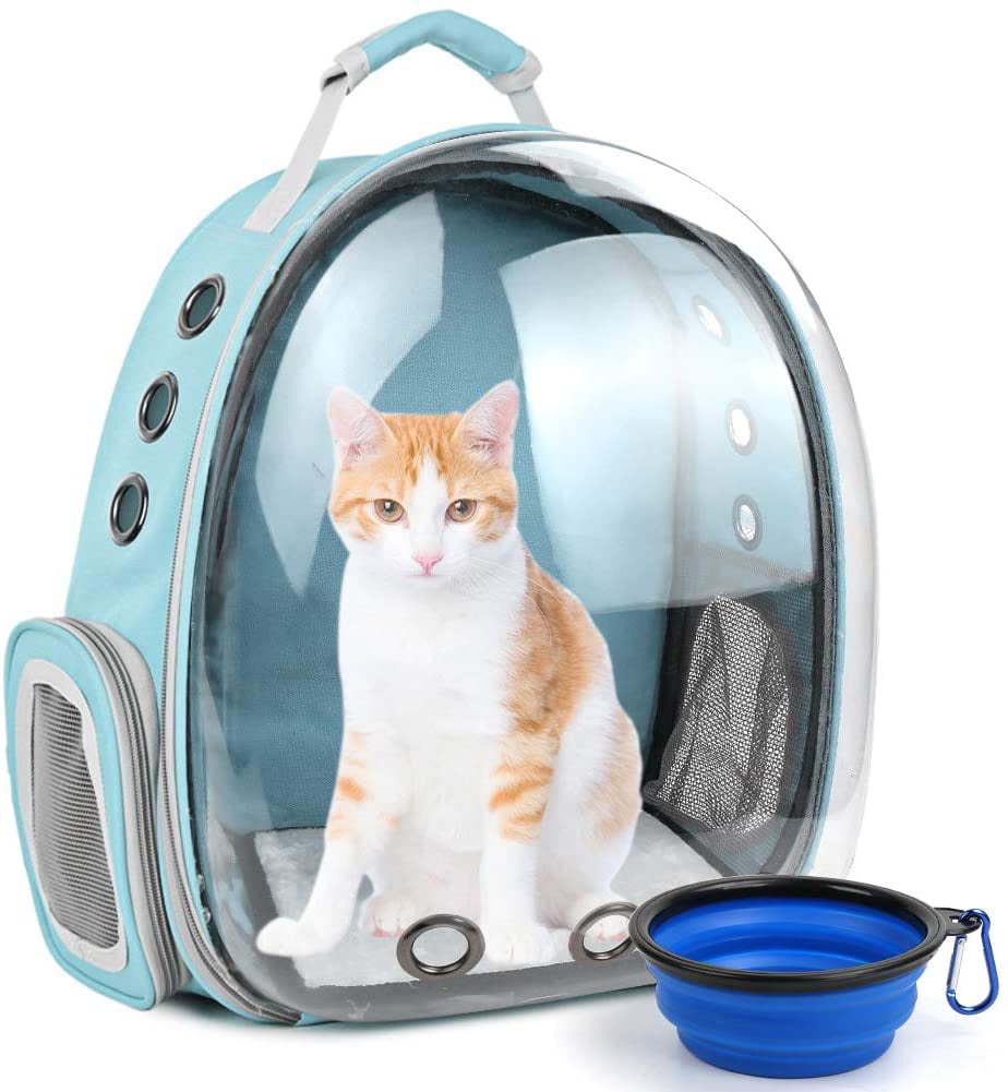 Adventure Cat Carrier Backpack with Window, Large Airline Approved Cat Bag  for Hiking & Travel. Best for both Kitten & Fat Cat