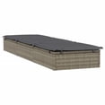 thumbnail image 4 of vidaXL Sunbed with Cushion Outdoor Patio Daybed Wicker Furniture Poly Rattan, 4 of 9